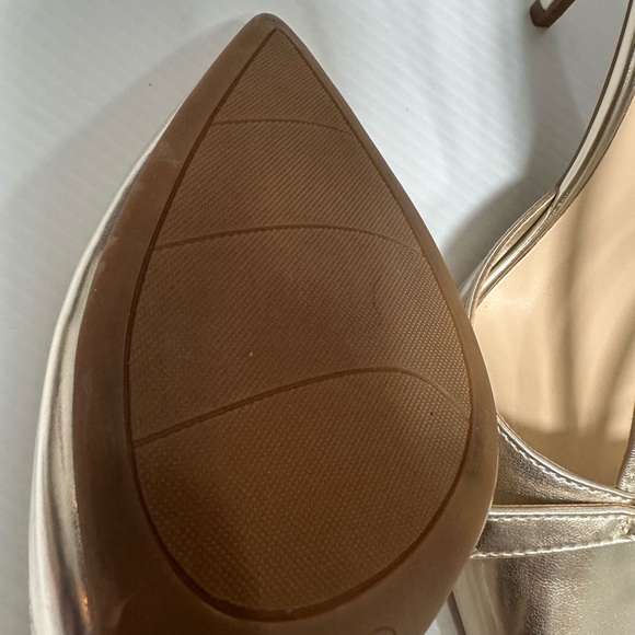 Nine West Womens Rands S3 Pointy Toe Pumps Straps Pull On Synthetic Sz 11 NWOB - Picture 4 of 14